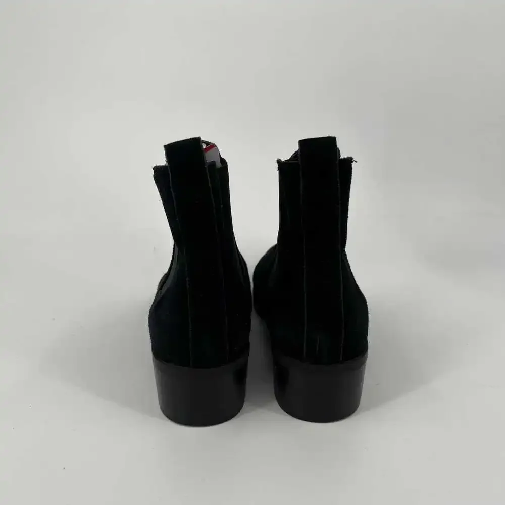 Steve Madden Black Suede Ankle Booties | Women’s Size 9
